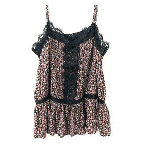 Lace and floral Camisole